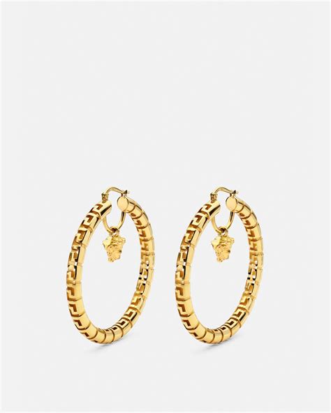 greca hoop earrings